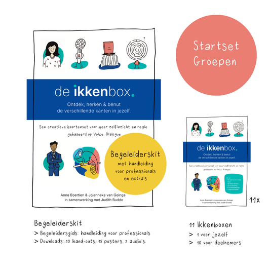 Startset Groepen. Begeleiderskit (inclusief digitale hand-outs en downloads) [Pre-order april]