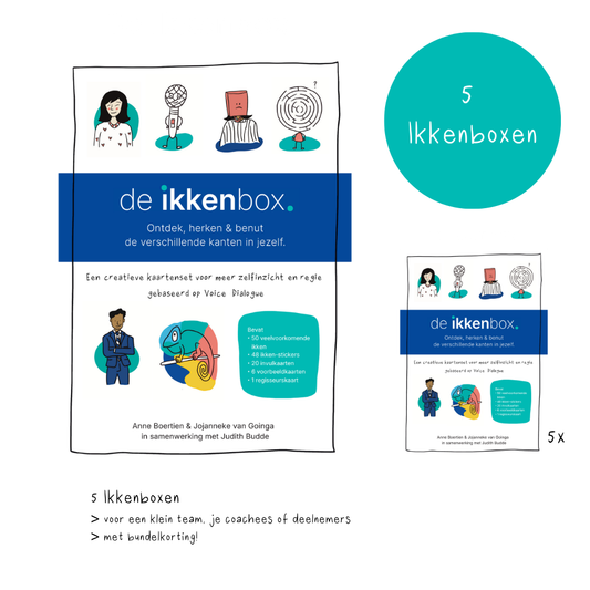 5 Ikkenboxen | voor een klein team of groep, met bundelkorting