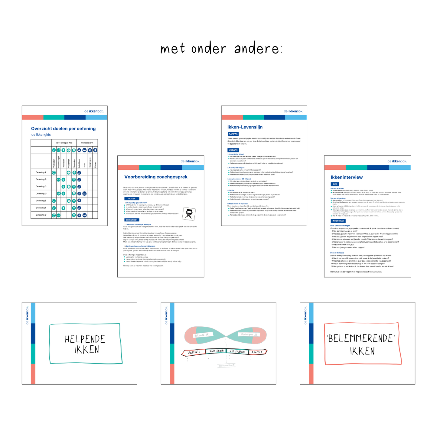 Alle papieren hand-outs in map (A4 formaat)